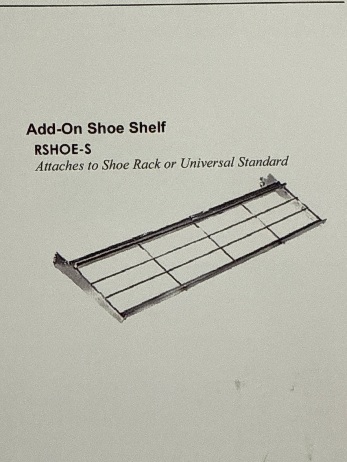 Add-On Shoe Shelf
