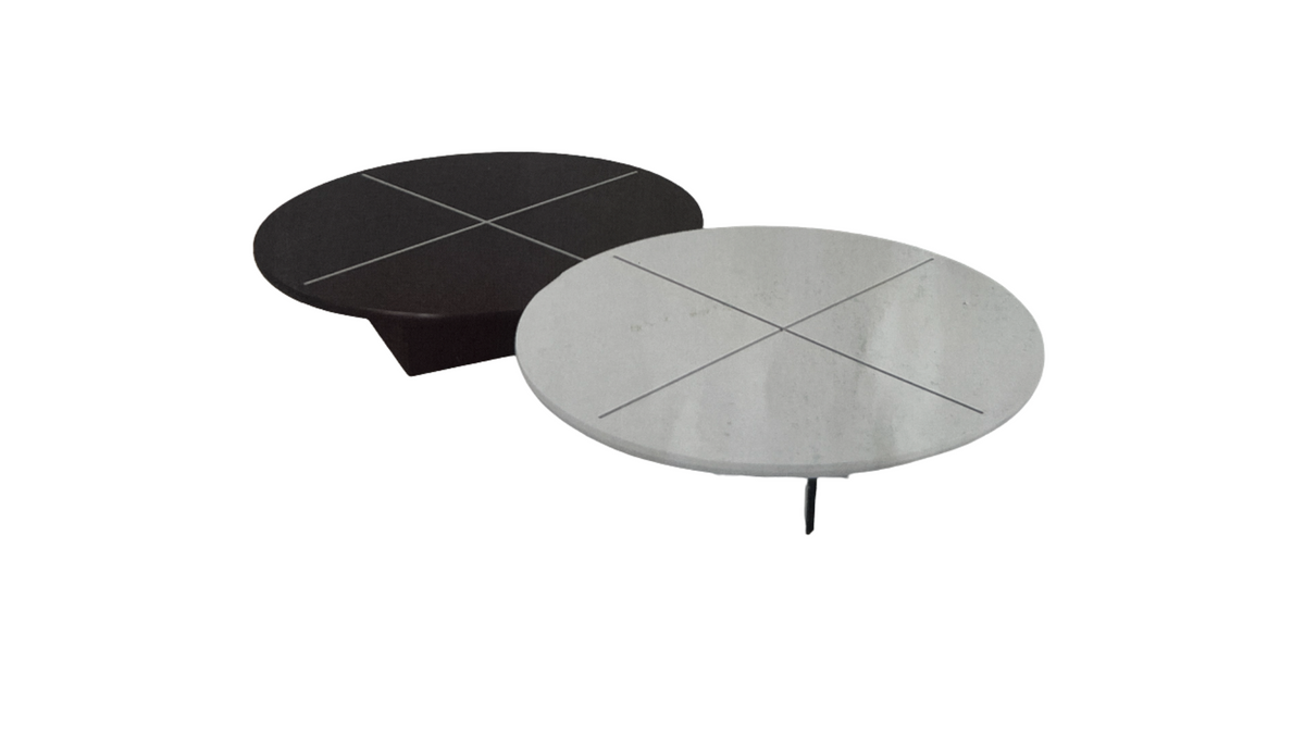 Circular Base Wooden Display Table