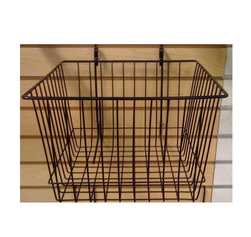 Universal Basket for Slatwall/Gridwall/Pegboard