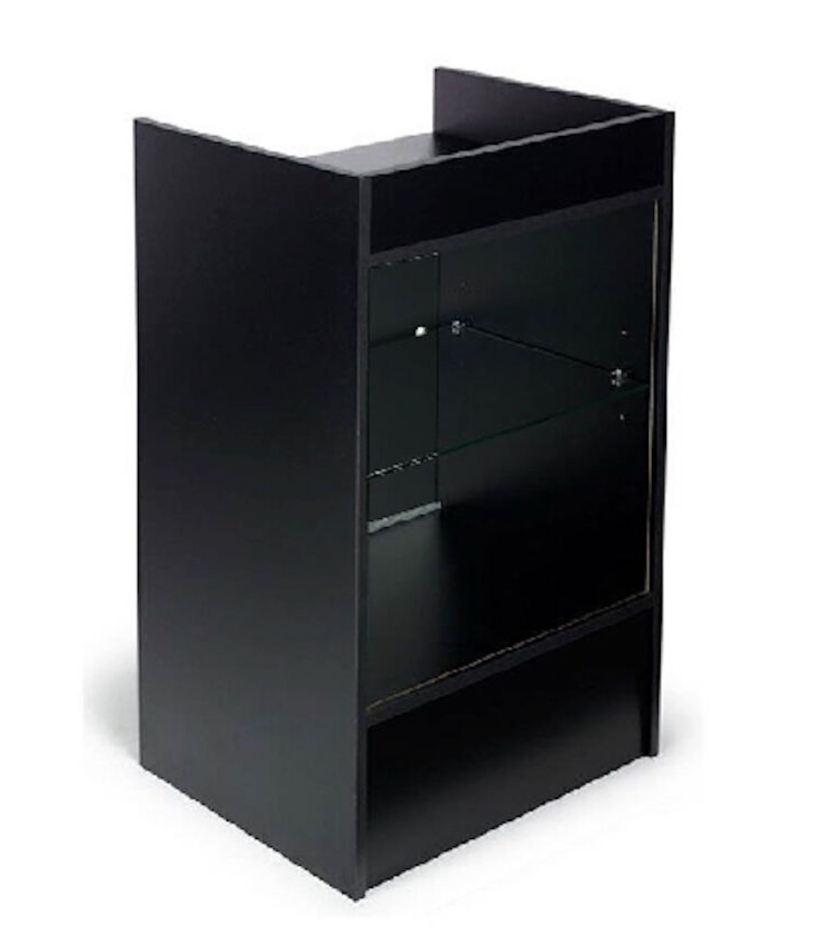 Glass Front Cash Register Stand