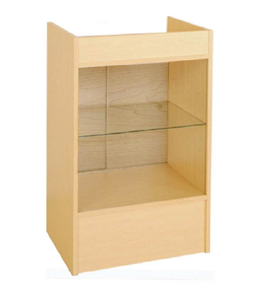 Glass Front Cash Register Stand