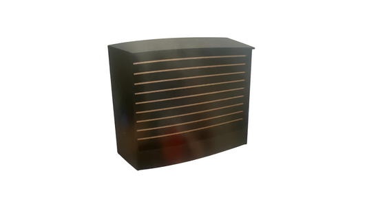Wrap Counter with Slatwall Front Panel